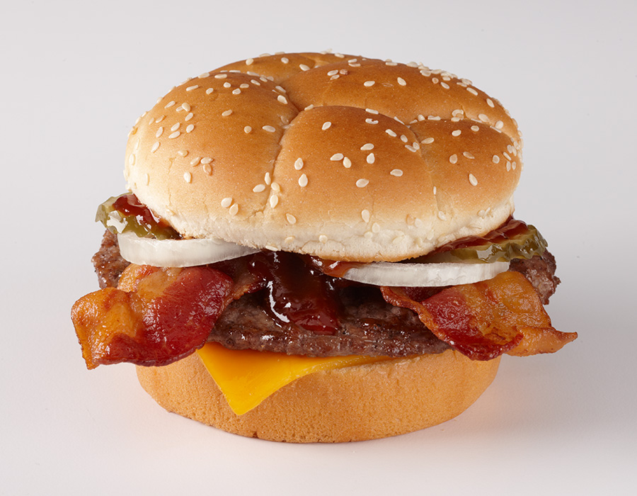 Quarter Pound BBQ Bacon Cheddar Burger